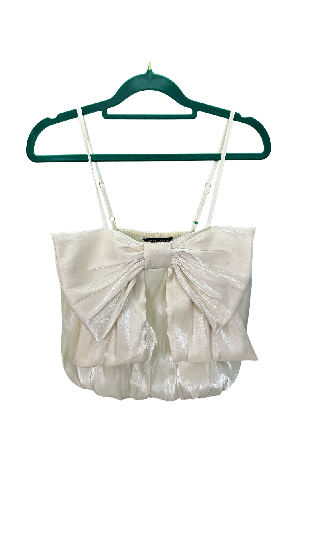 Satin evening top