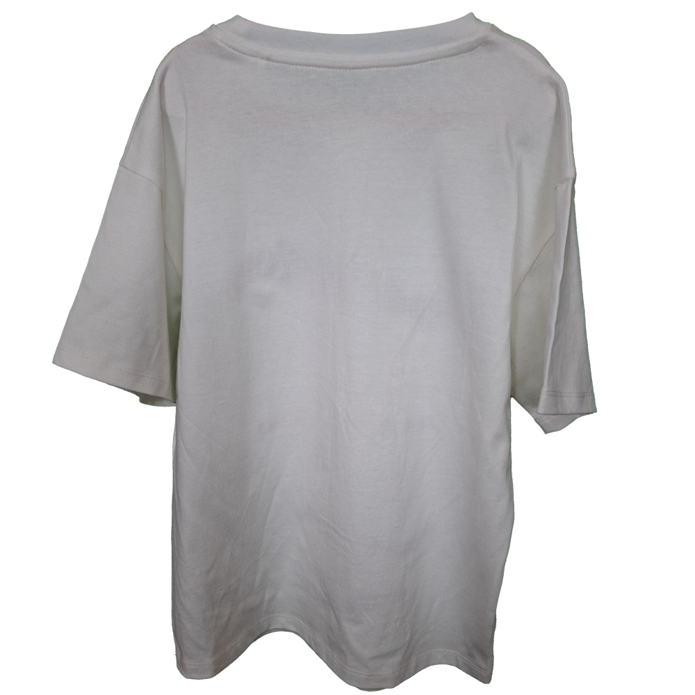 Girl's Short Sleeved T-Shirt with Flower Print Age 9/10yrs