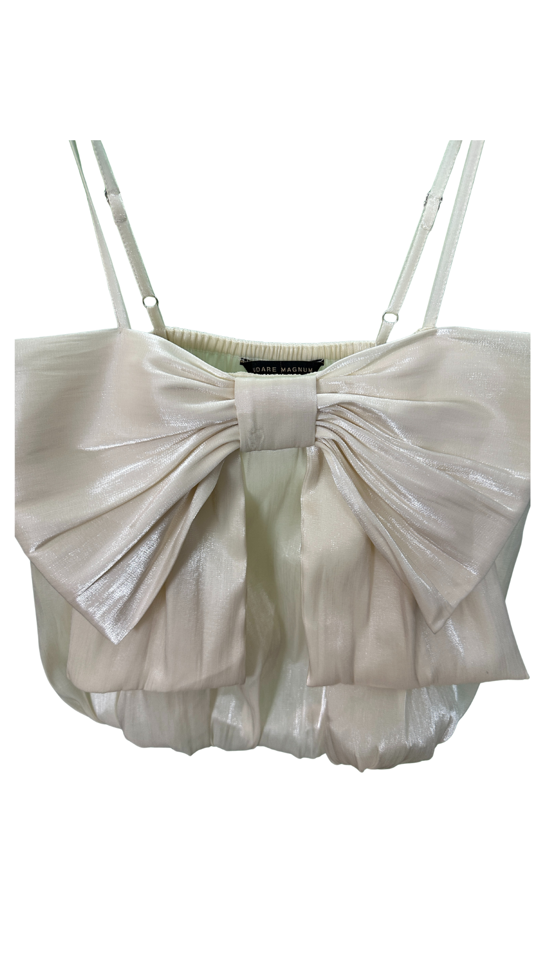 Satin evening top