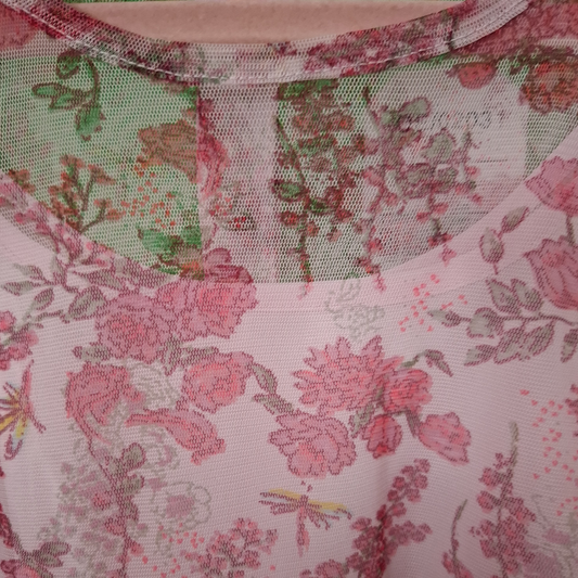 Next Girl's Pretty Floral Blouse with Camisole Age 6yrs