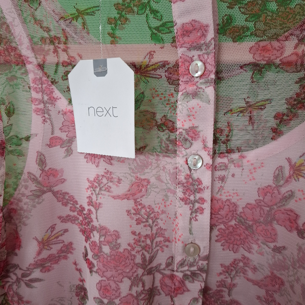 Next Girl's Pretty Floral Blouse with Camisole Age 6yrs