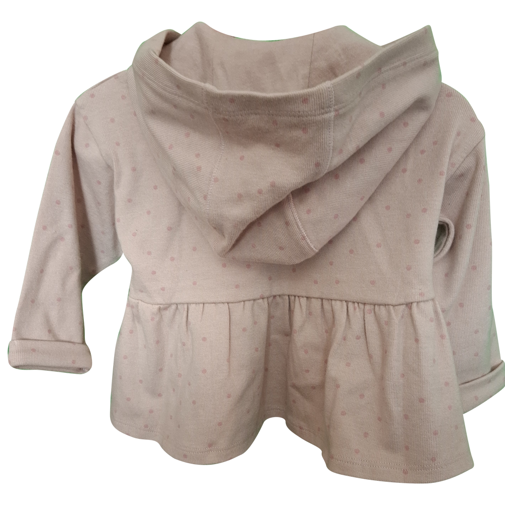 Baby Girl's Dress Style Hoodie Cardigan