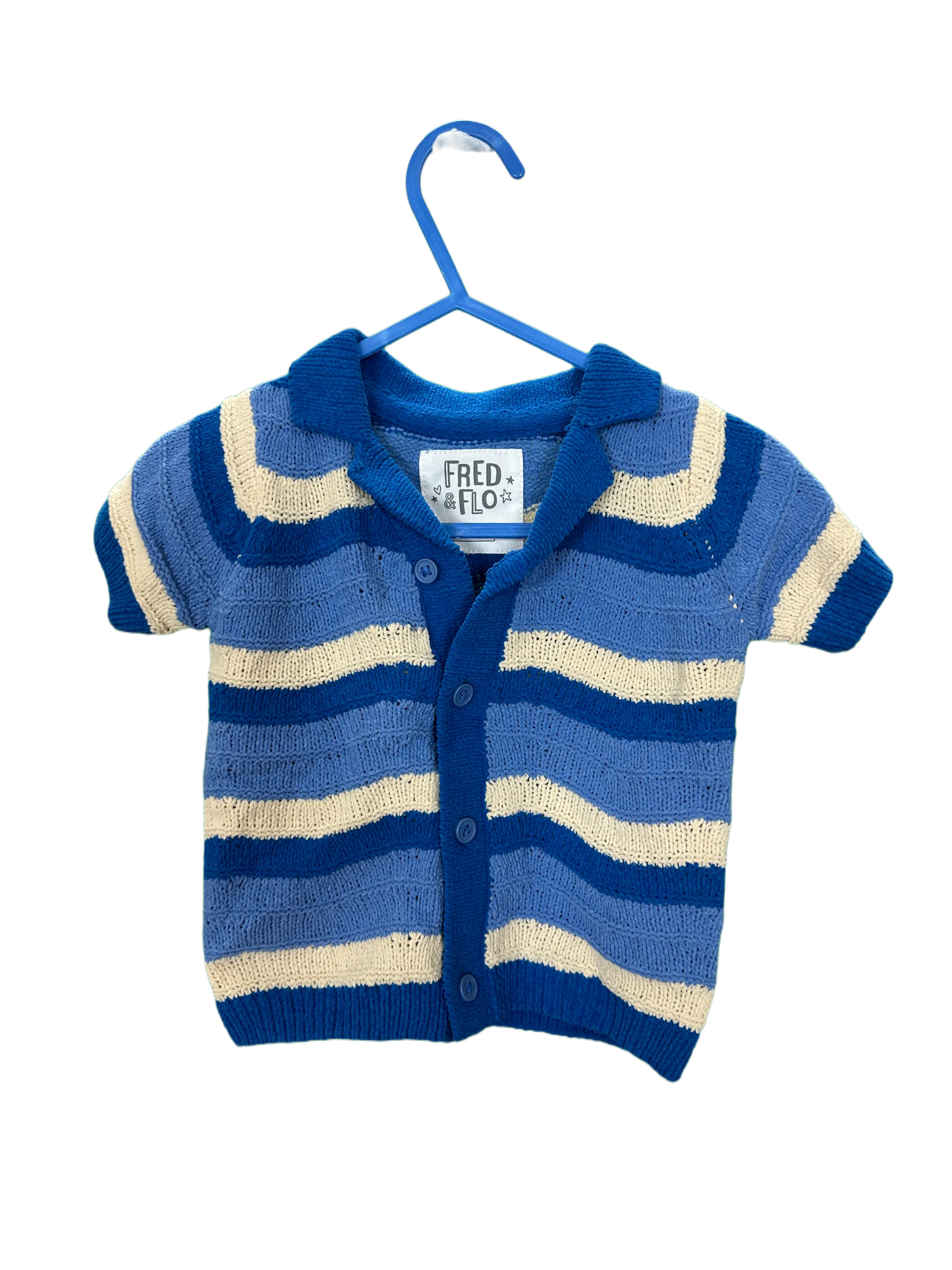 Baby boy knitted shorts and cardigan set