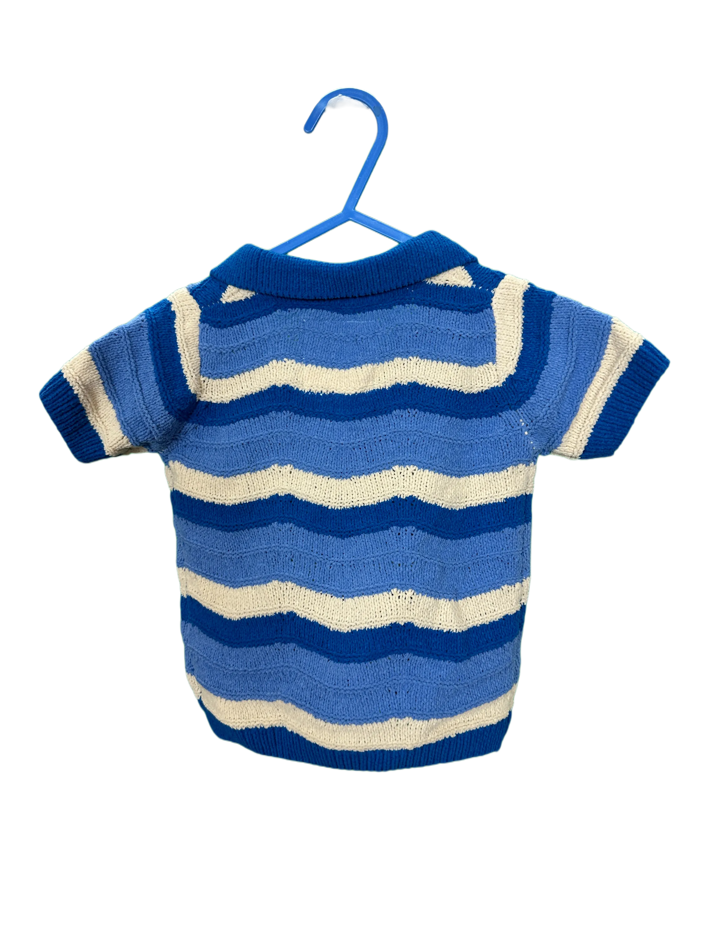 Baby boy knitted shorts and cardigan set
