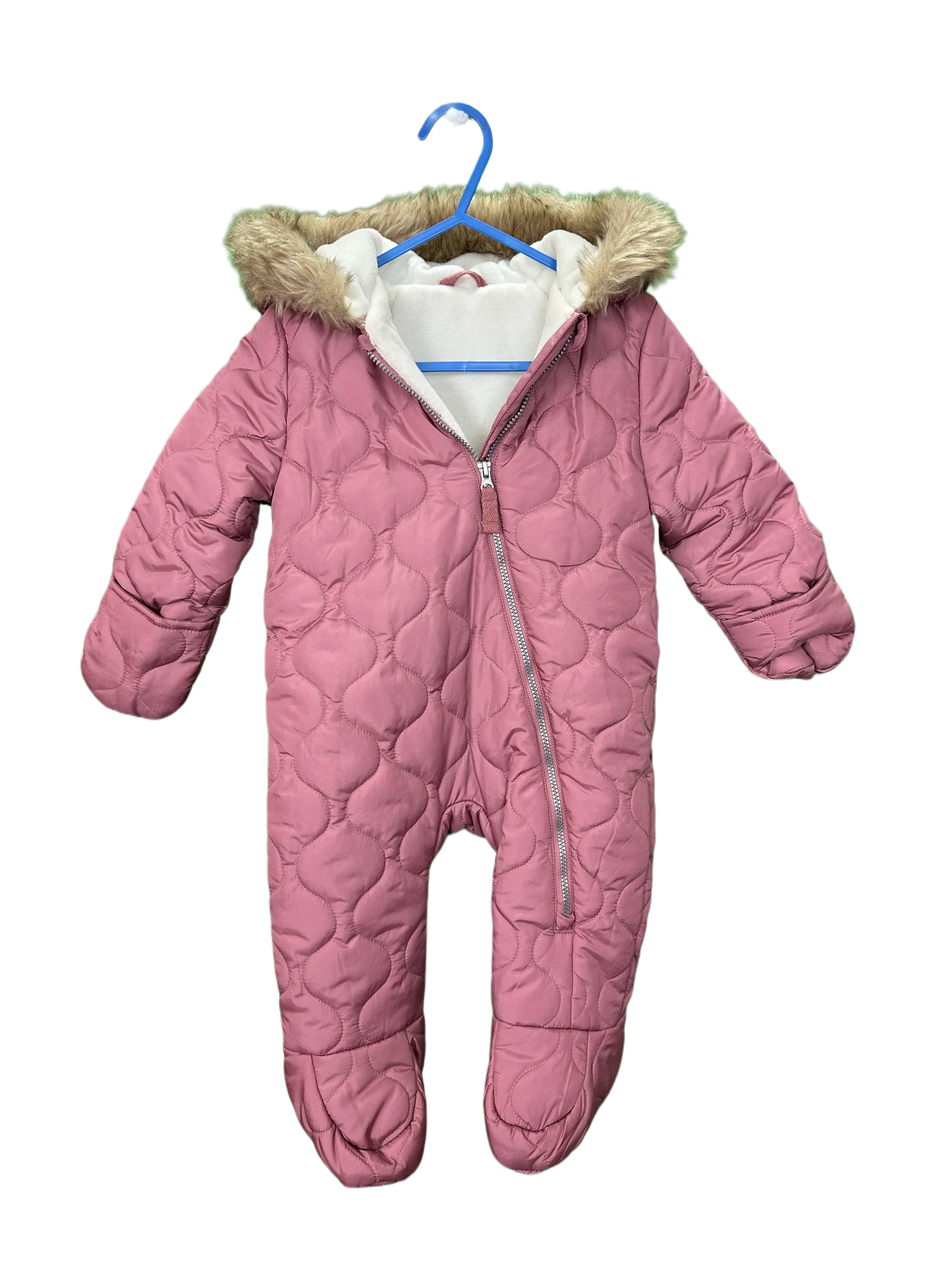Baby Girls all in padded snow suit