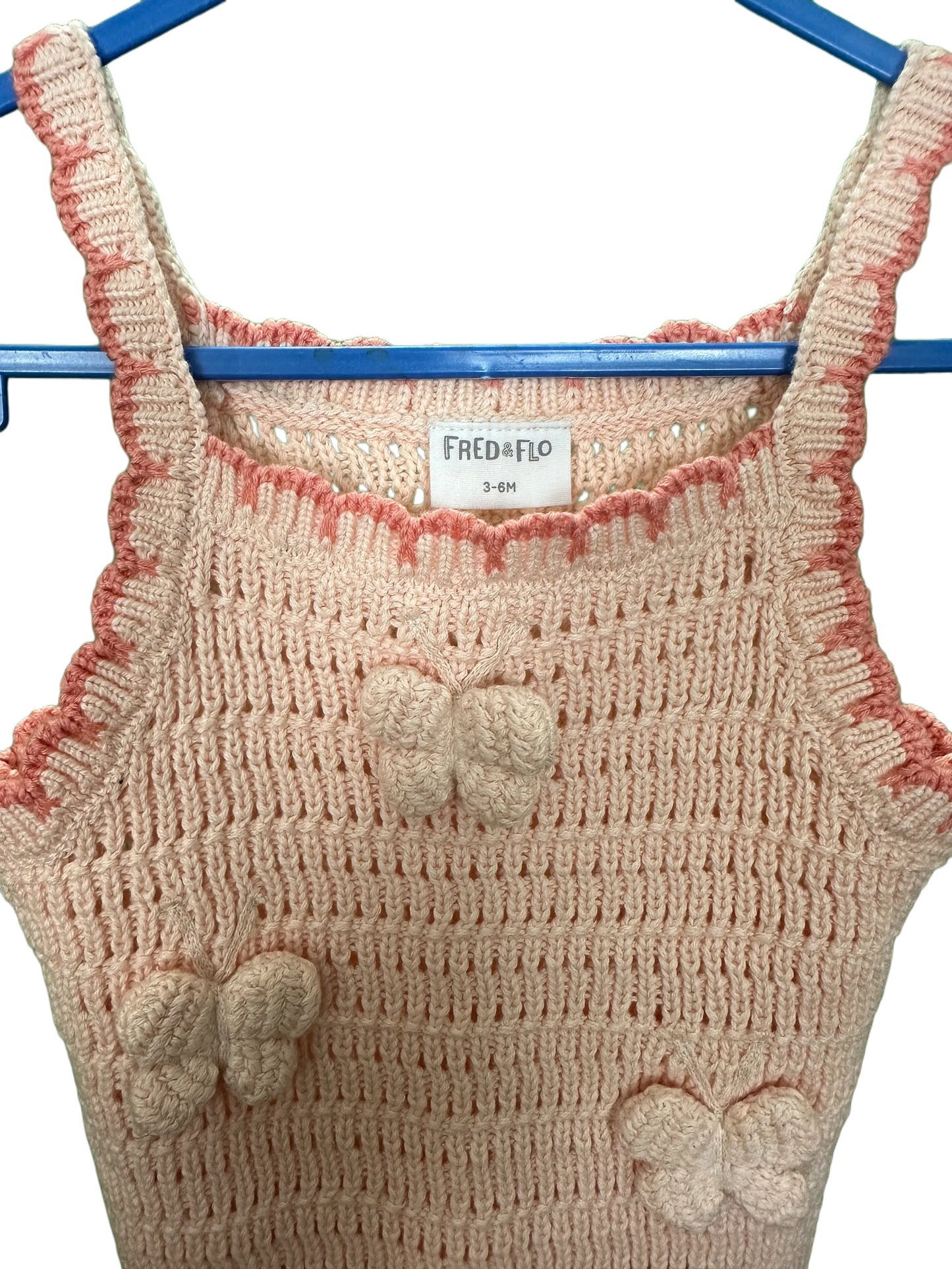 Baby Girl's Pinafore Dress Age 3/6mths