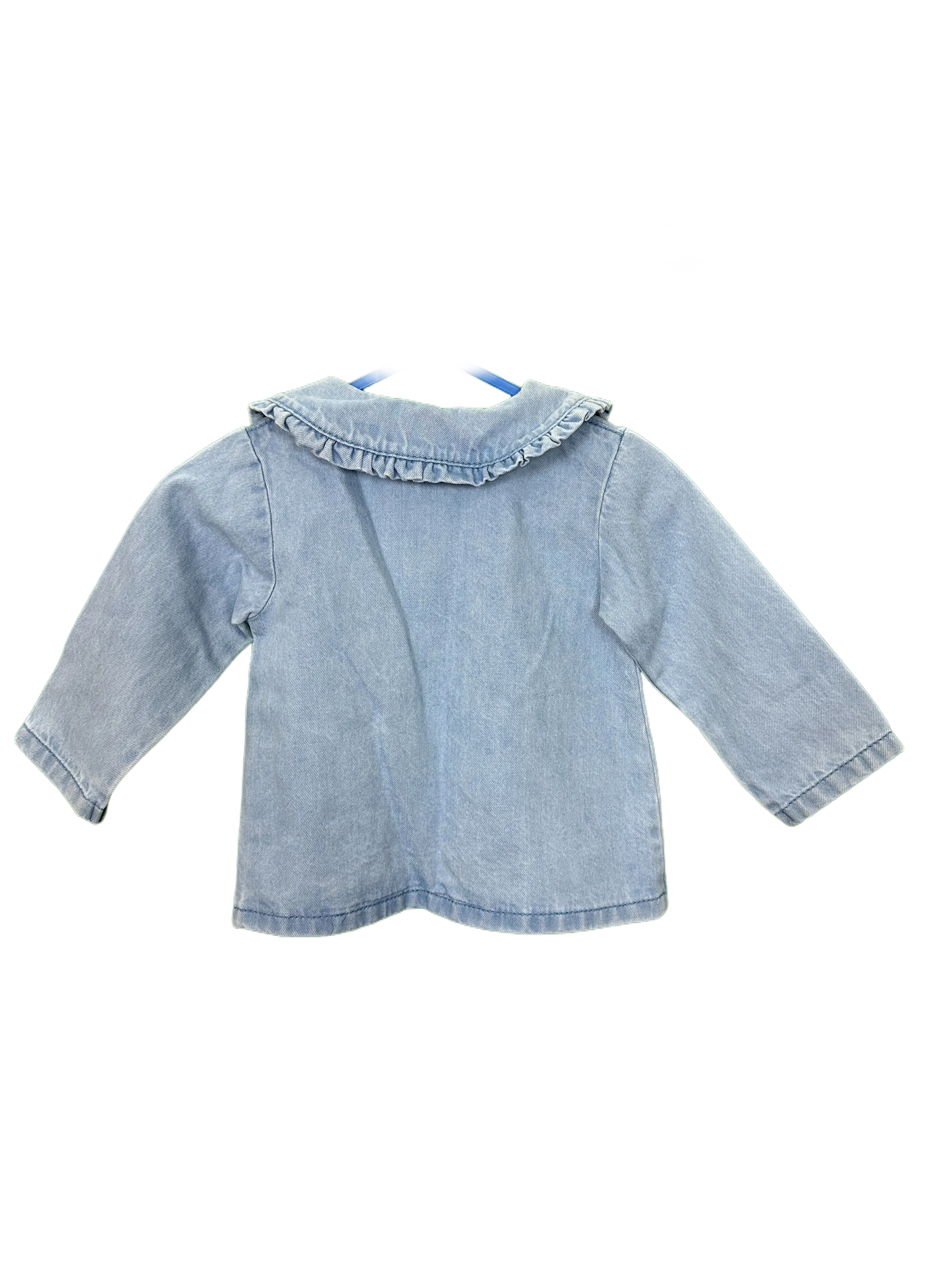 Baby girls light denim coat