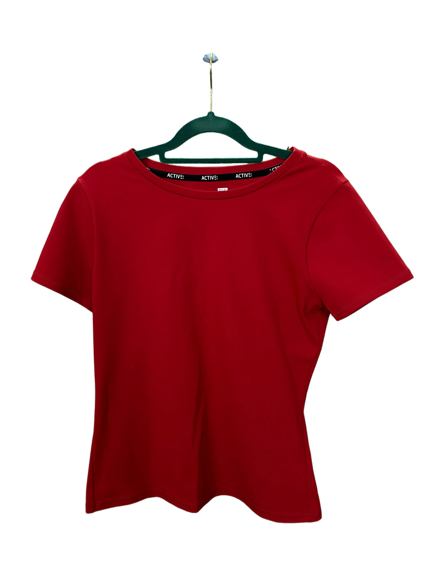 Woman's short sleeved active wear top