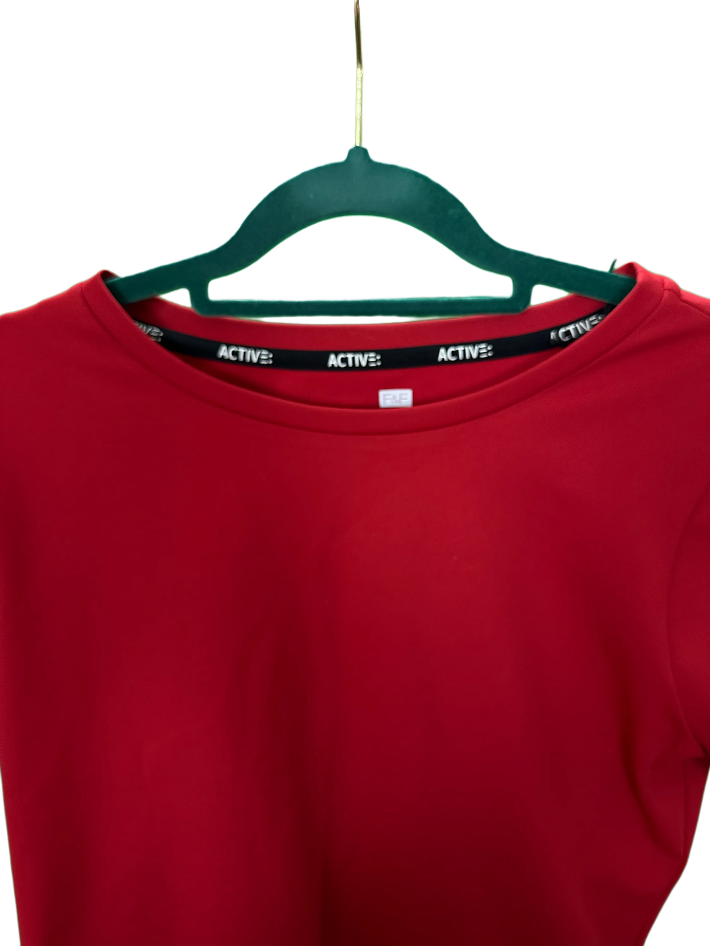 Woman's short sleeved active wear top