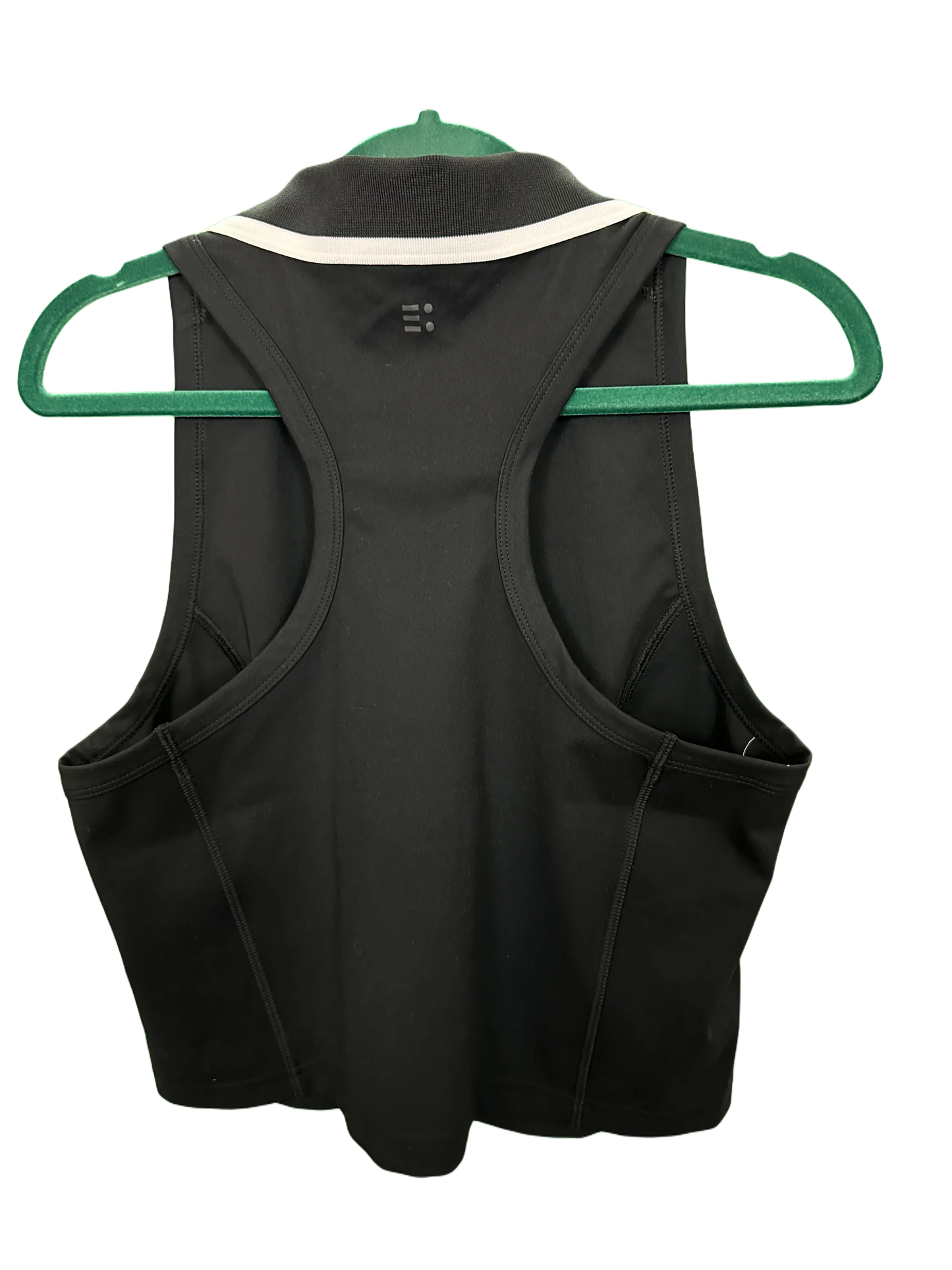 Woman's active sleeveless top with collar