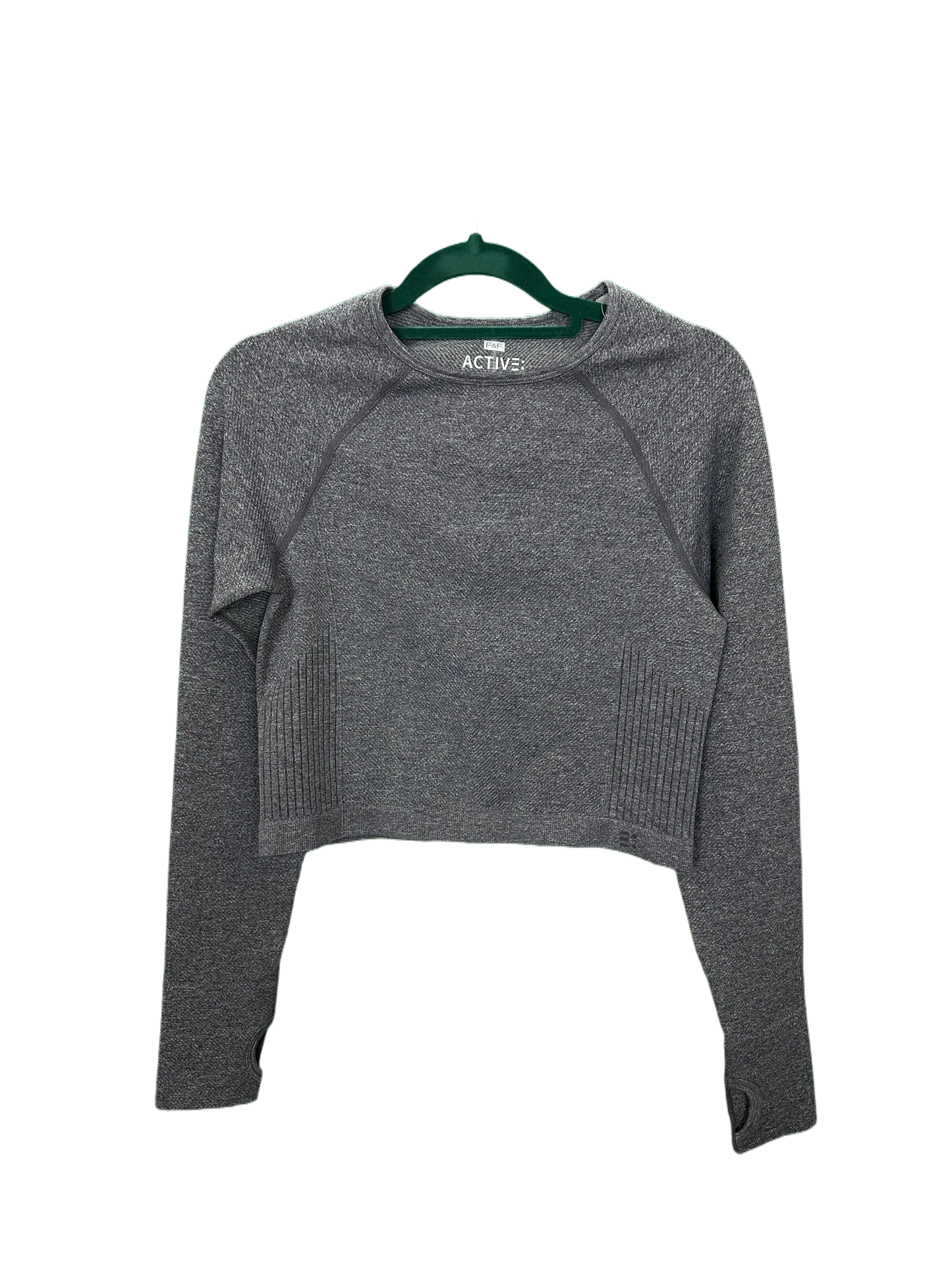 Woman's active top with thumb holes