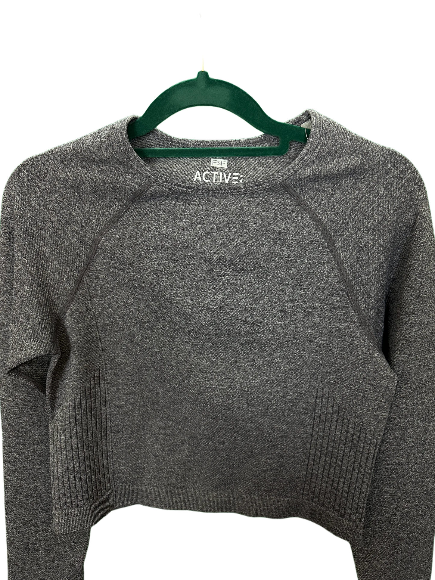 Woman's active top with thumb holes
