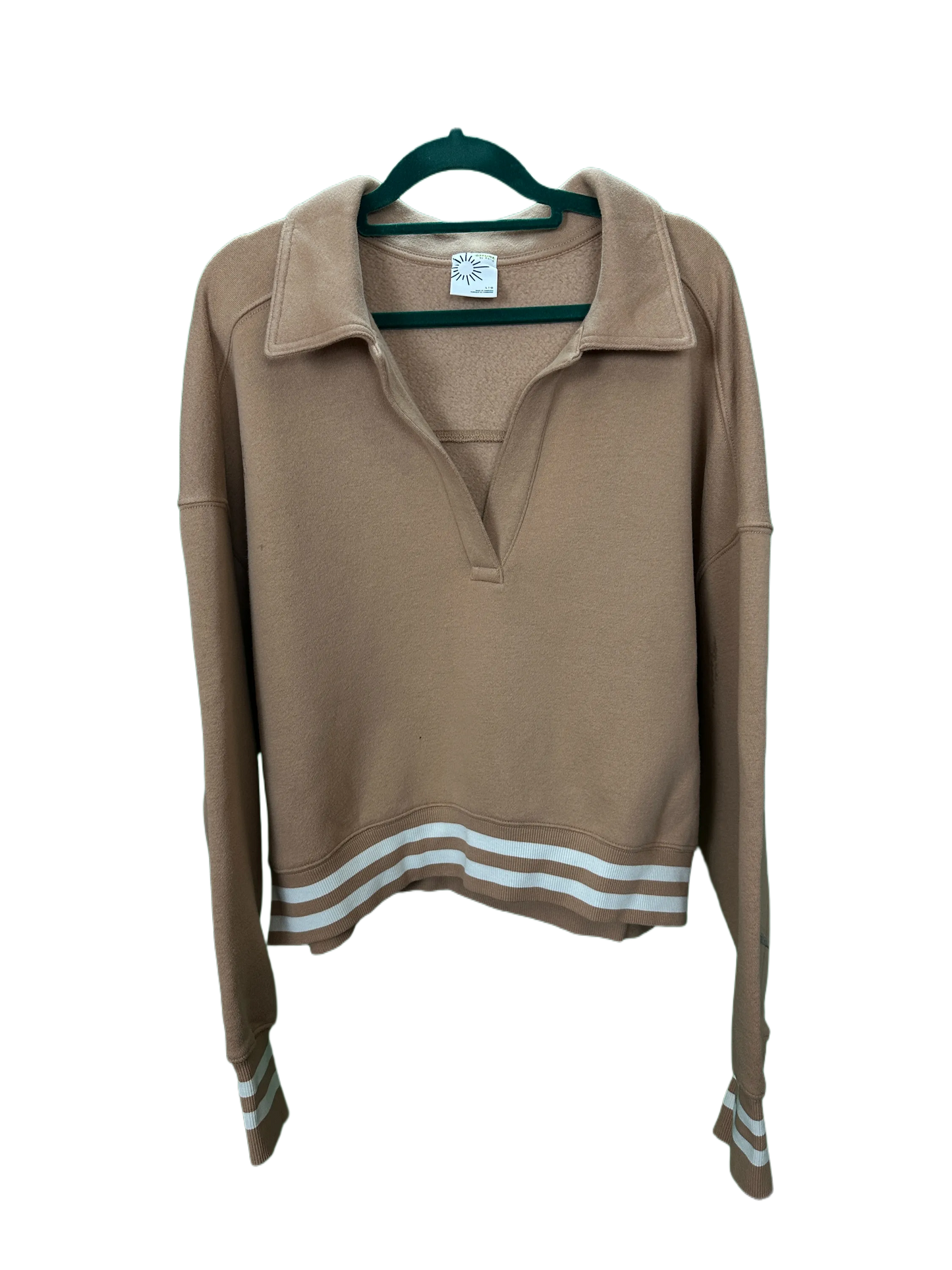 Offline by Aerie Woman's cropped sweatshirt with a collar