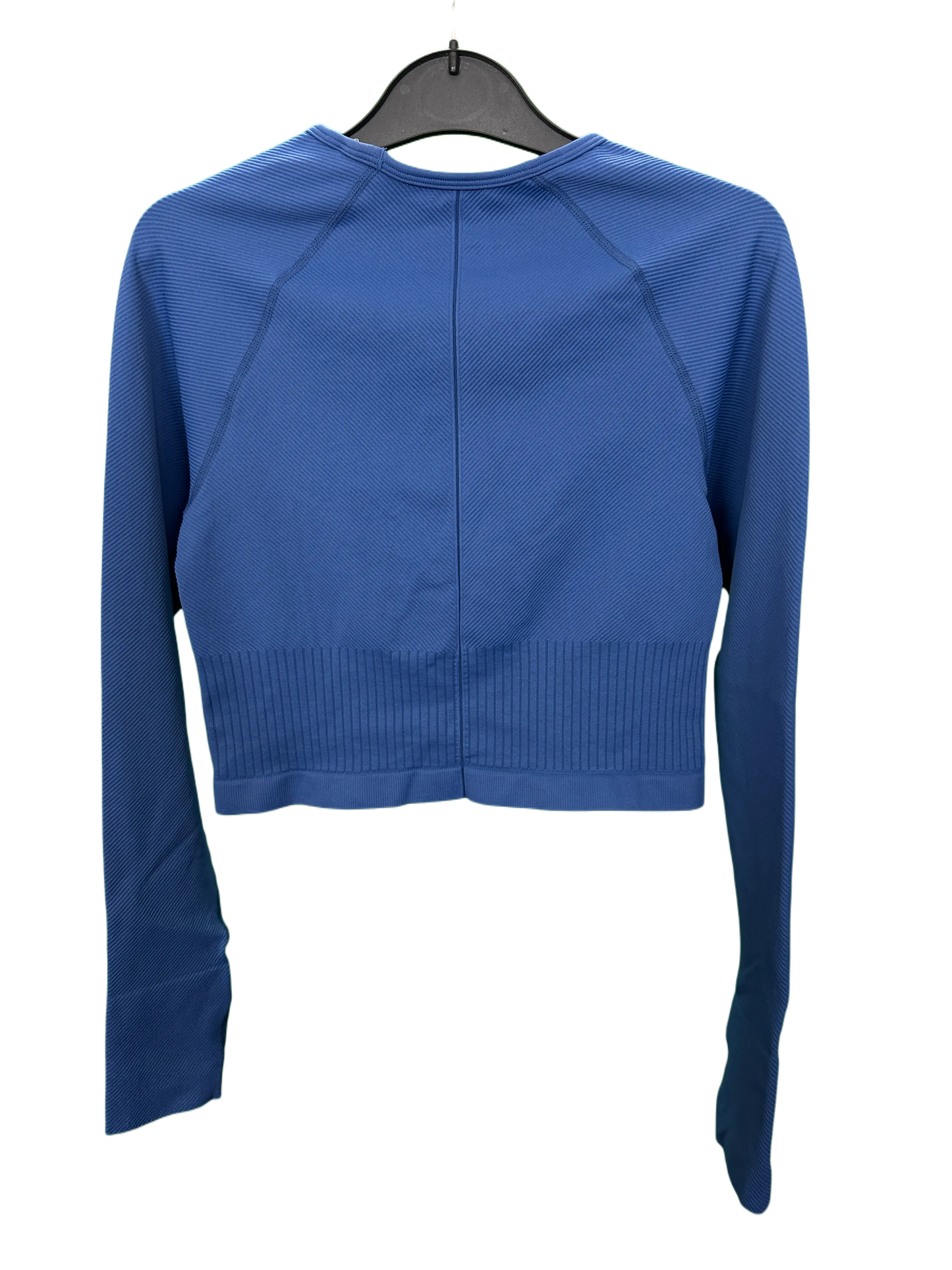 Woman's Active long sleeved ribbed sports top with thumb holes