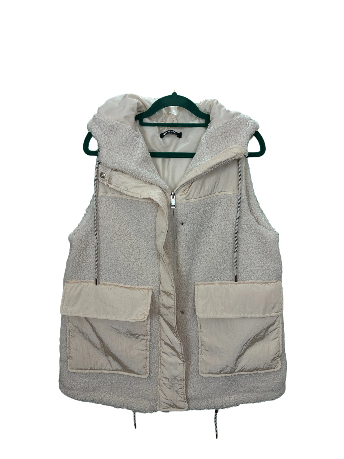 Woman's Teddy Fleece Gilet with hood