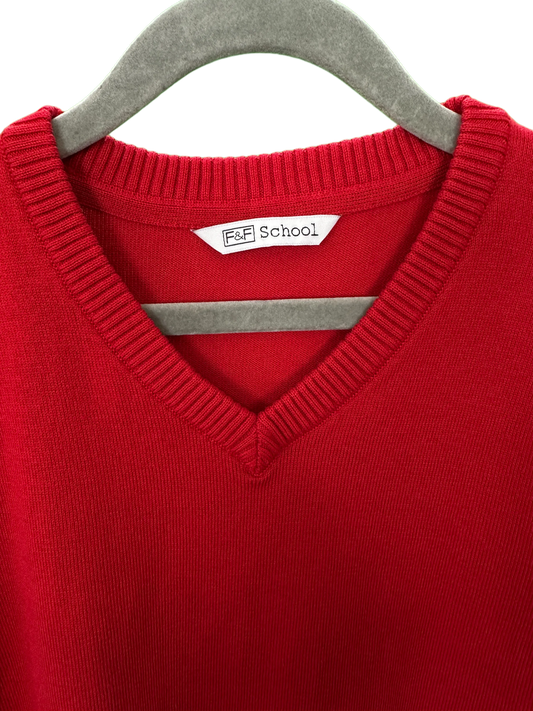 Unisex School V-Neck Jumper Age 9/10yrs