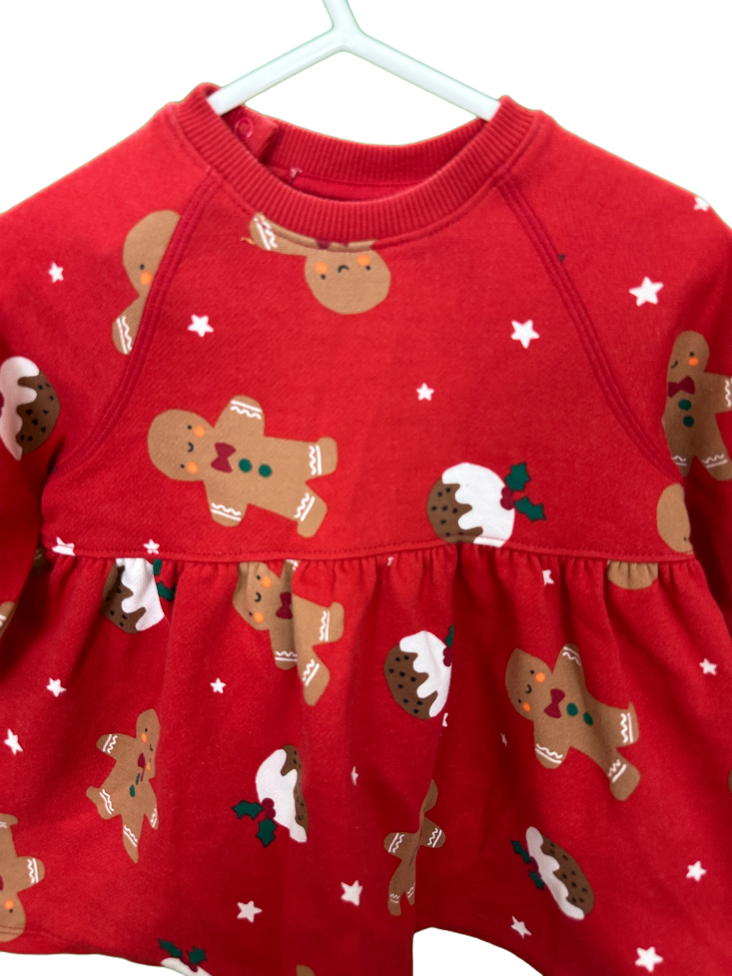 Girl's Christmas Long Sleeved Dress