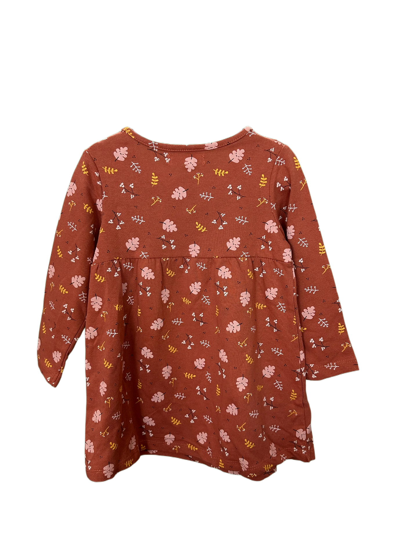 Girls Long Sleeved Fox & Bunny Dress
