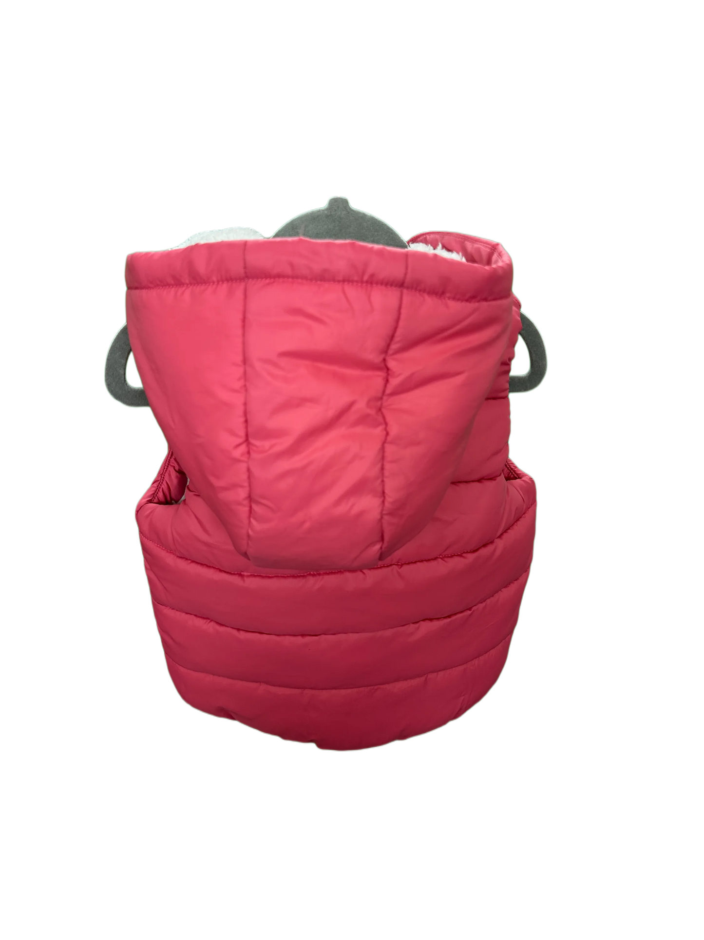 Baby Girl Fleece lined Gilet with Hood Age 3/6mths
