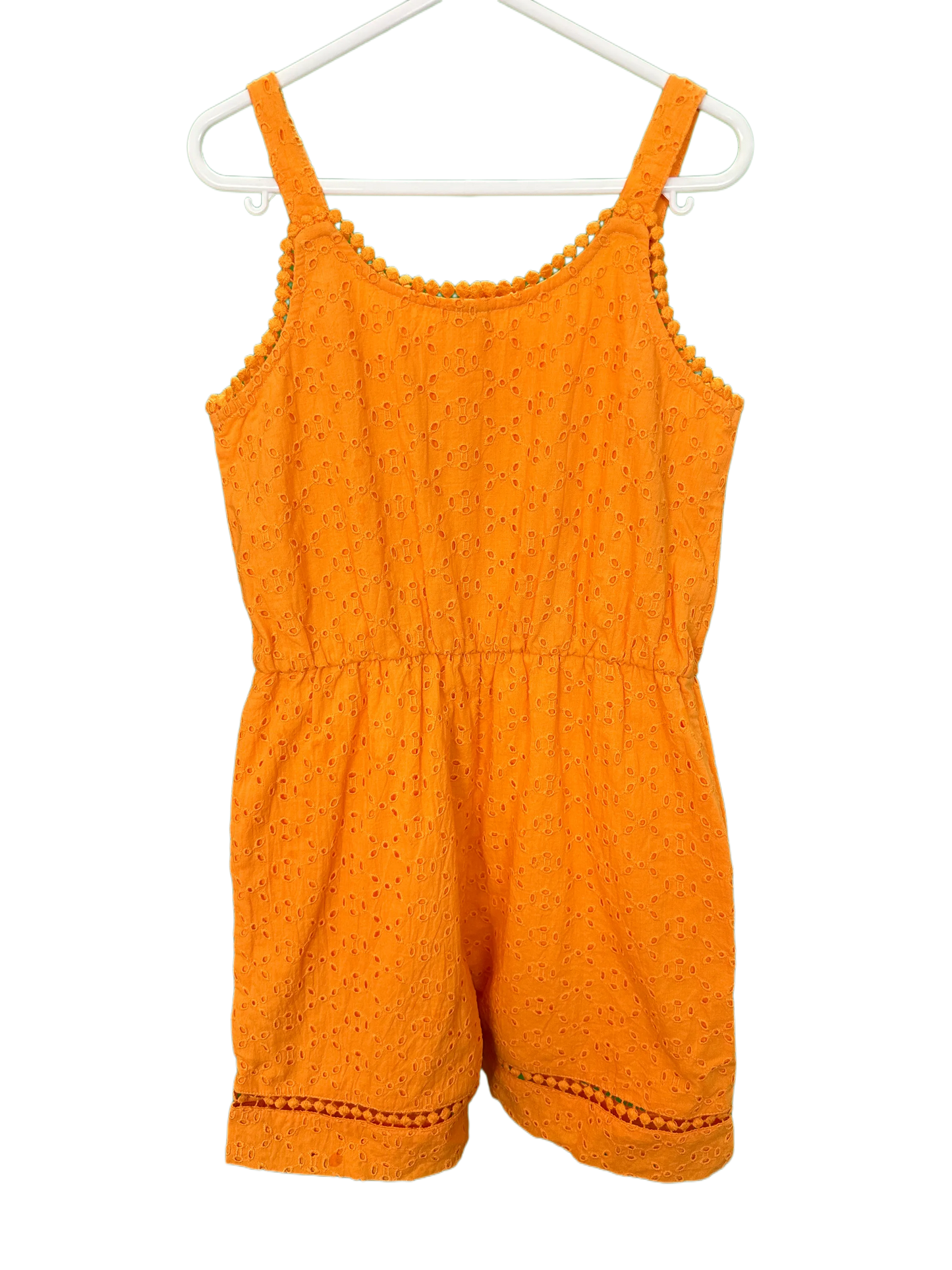 Girl's Broderie Anglaise Playsuit Age 7/8yrs