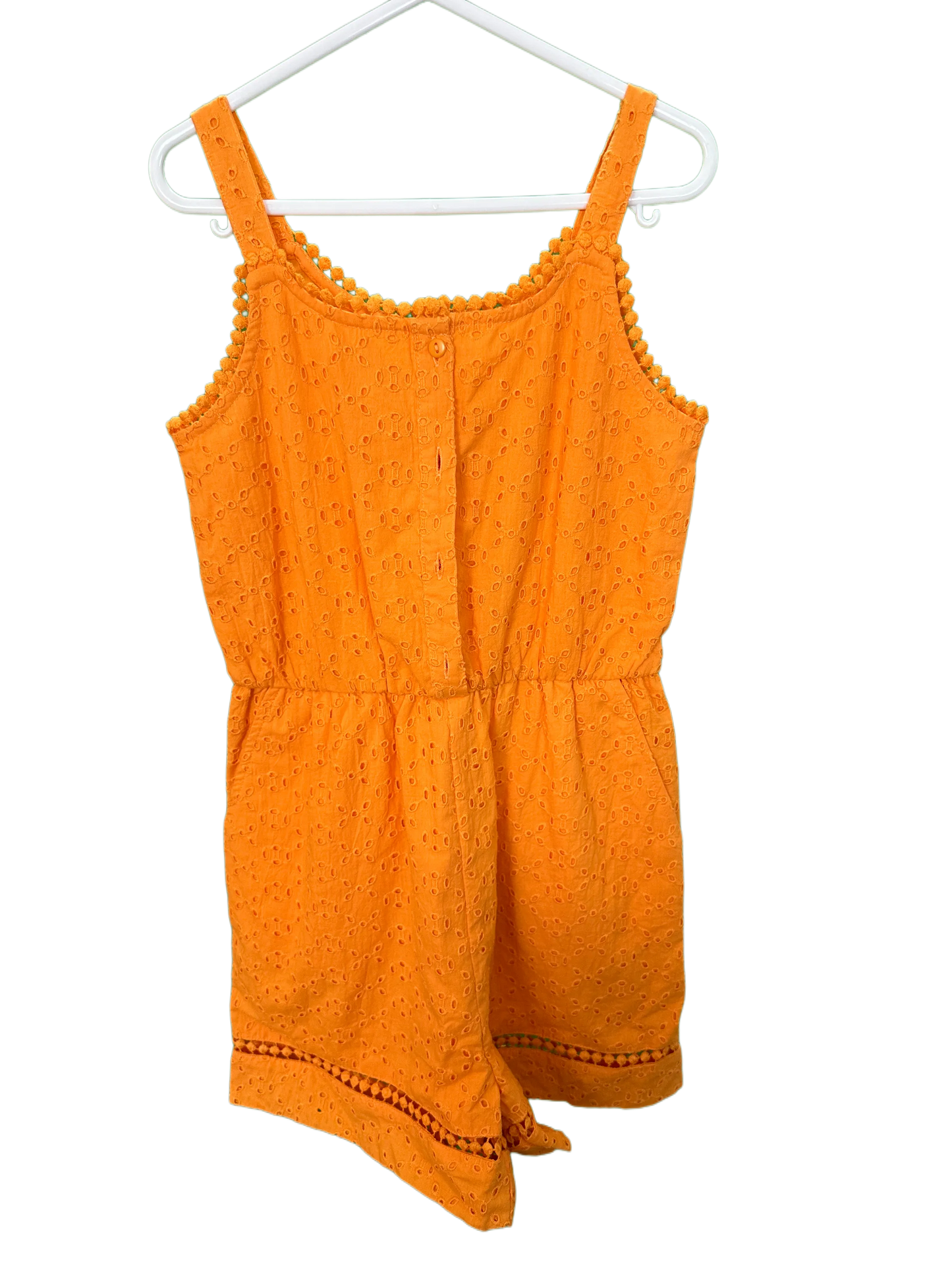 Girl's Broderie Anglaise Playsuit Age 7/8yrs