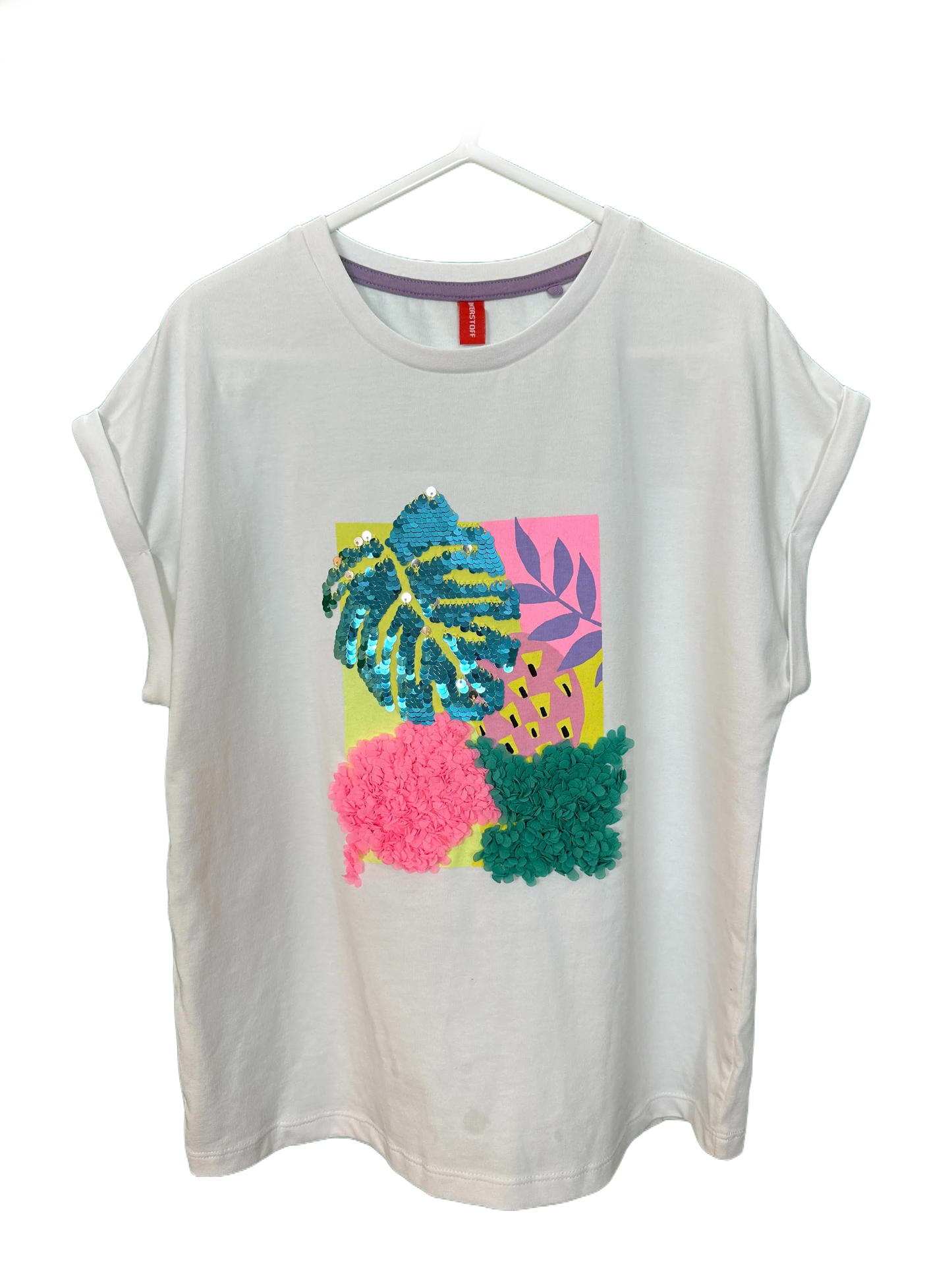 Girls Fruit T-Shirt with sequines Age 7/8yrs