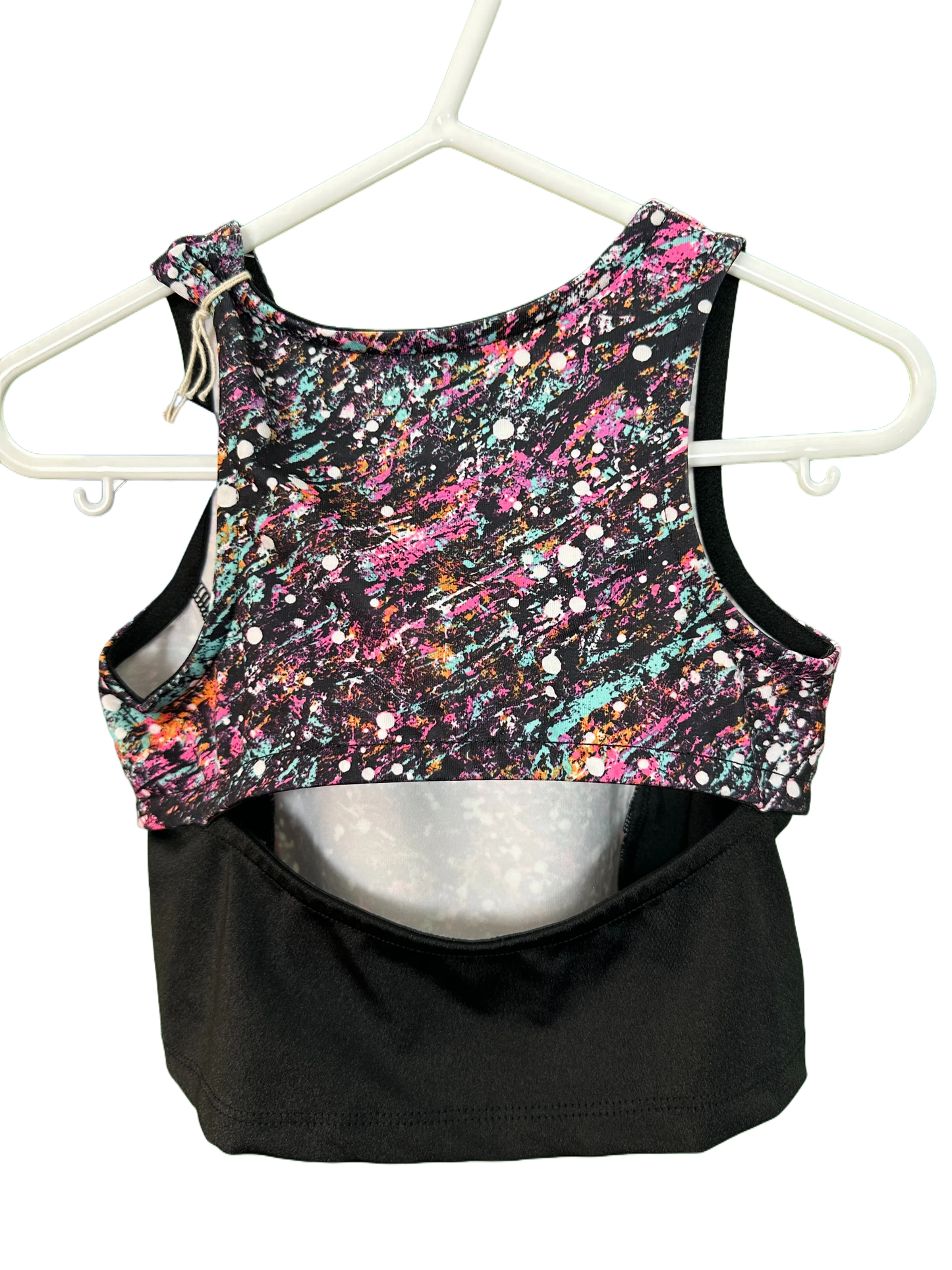 Girls Active Cropped Sports Vest Age 3/4yrs