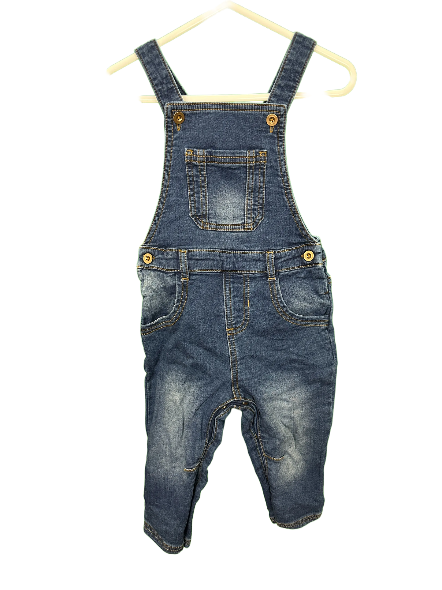 Toddler Denim Dungarees Age 12/18mths