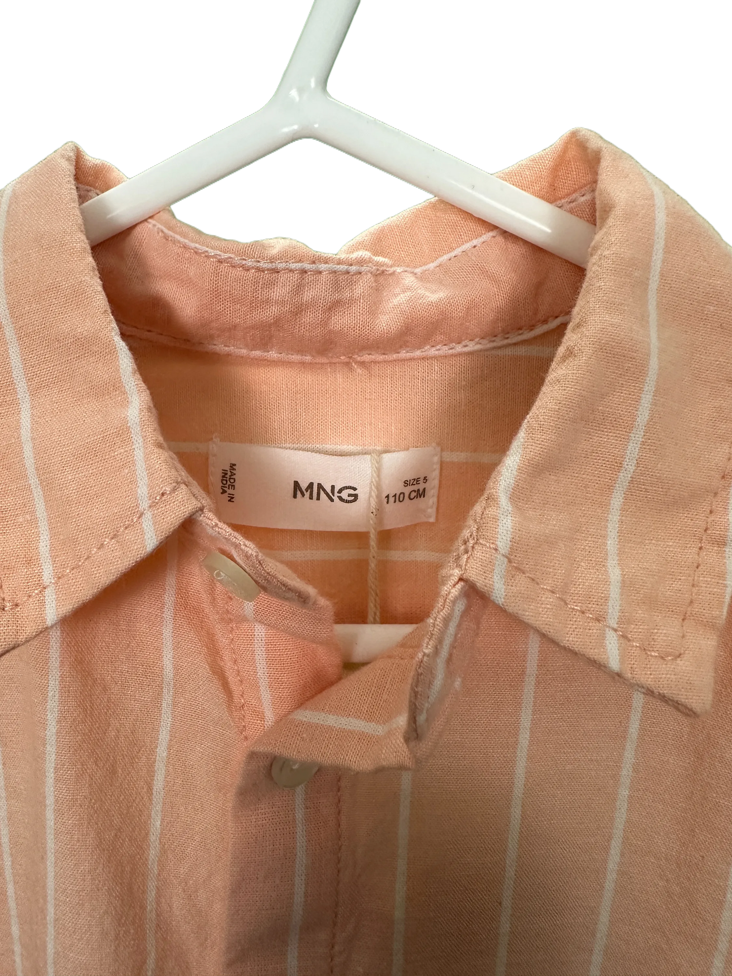 Boy's MNG/Mango Striped Long Sleeved Shirt Age 5yrs