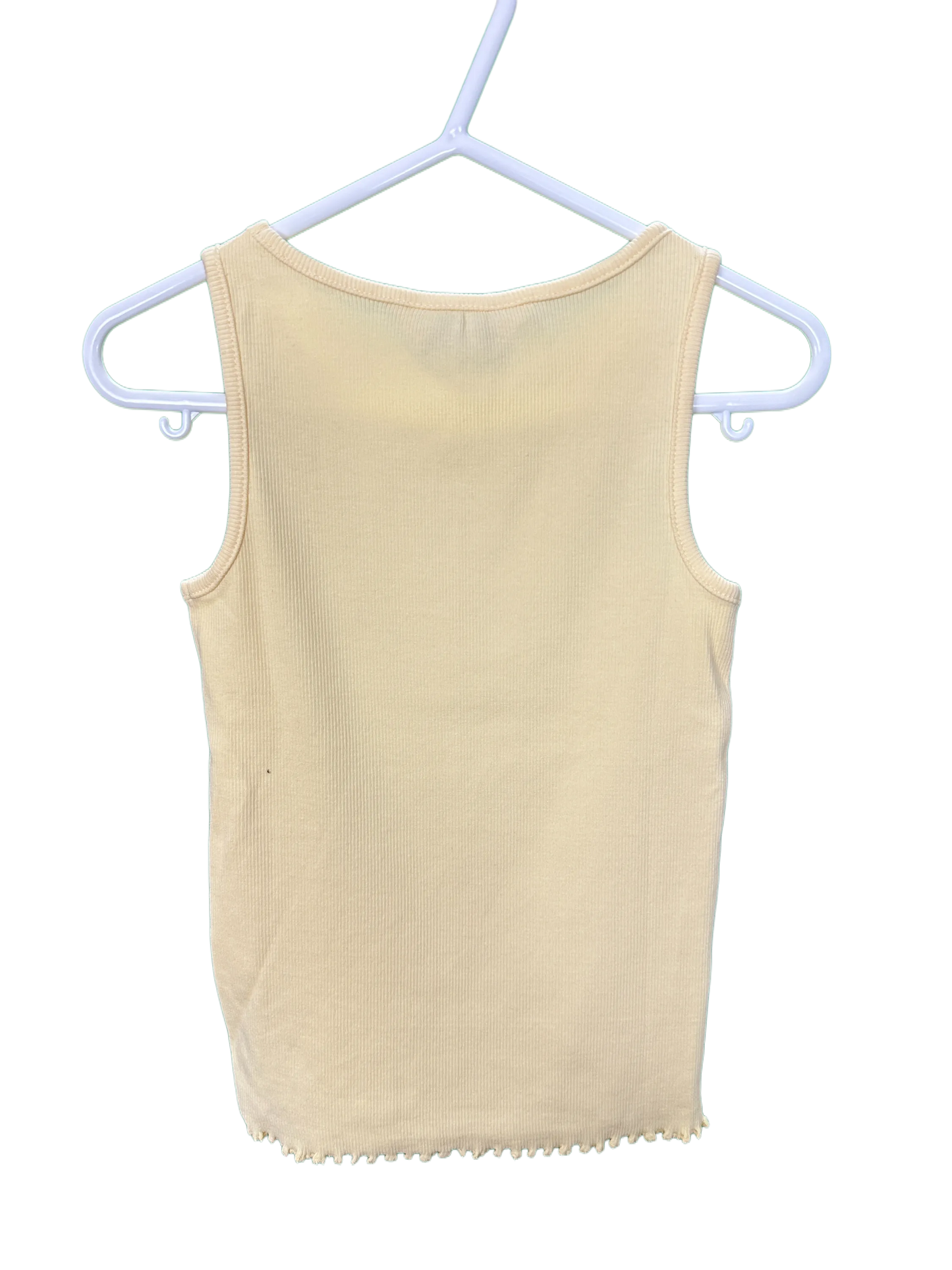 Girl's Ribbed Vest Age 3/4yrs