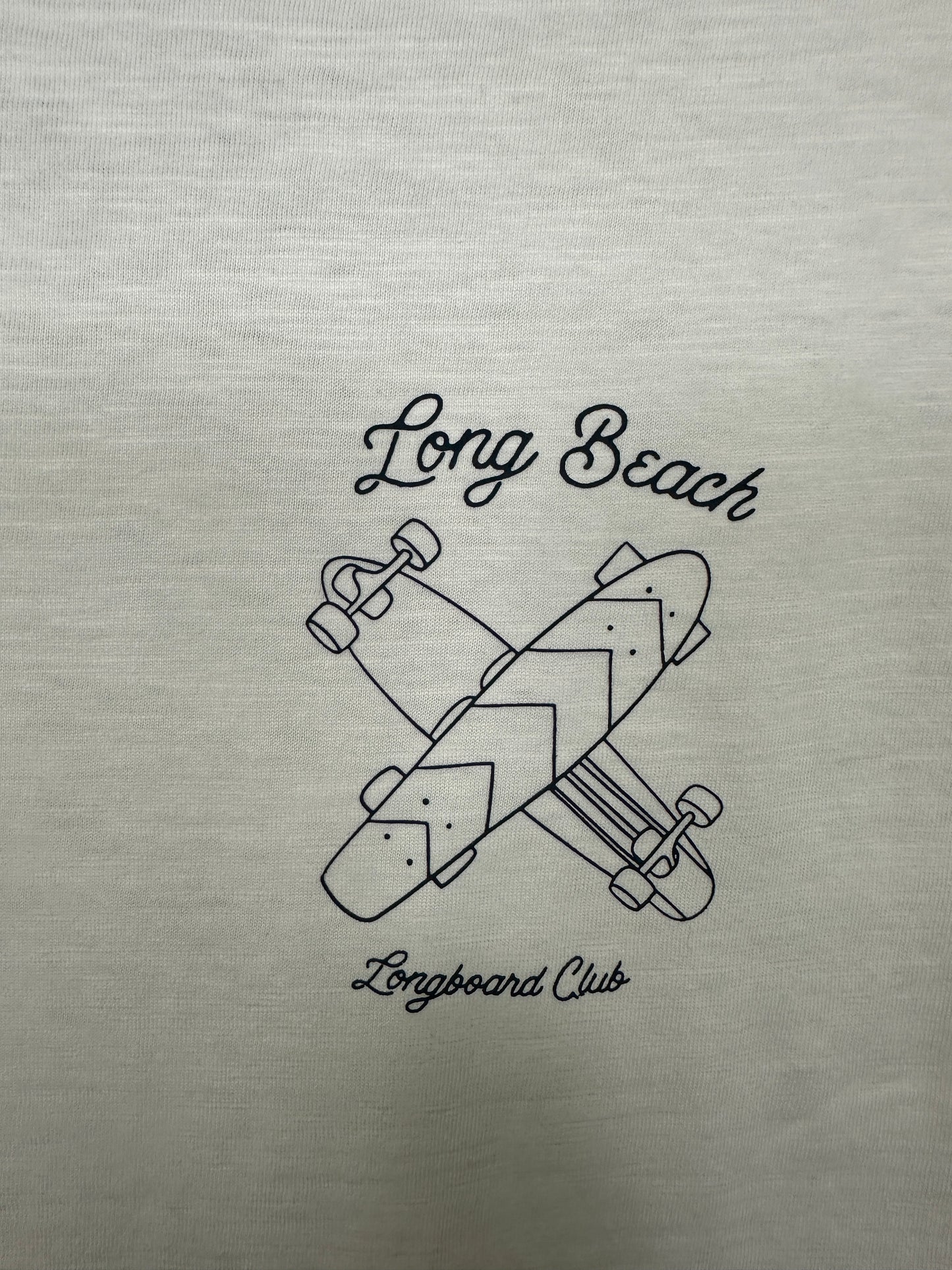 Men's Long Beach Logo Short Sleeved T-Shirt Size "S"