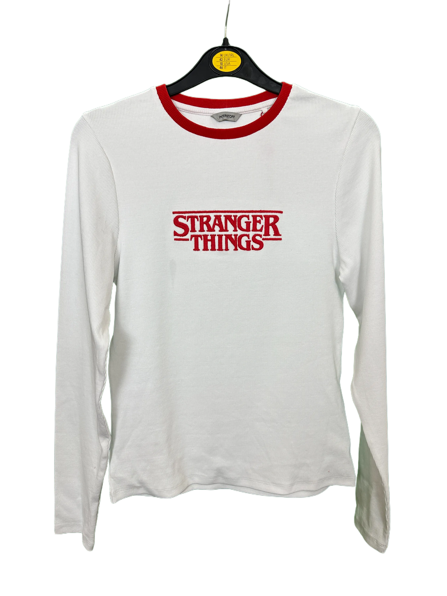 Girl's Stanger Things Ribbed Long Sleeved Top Age 11yrs