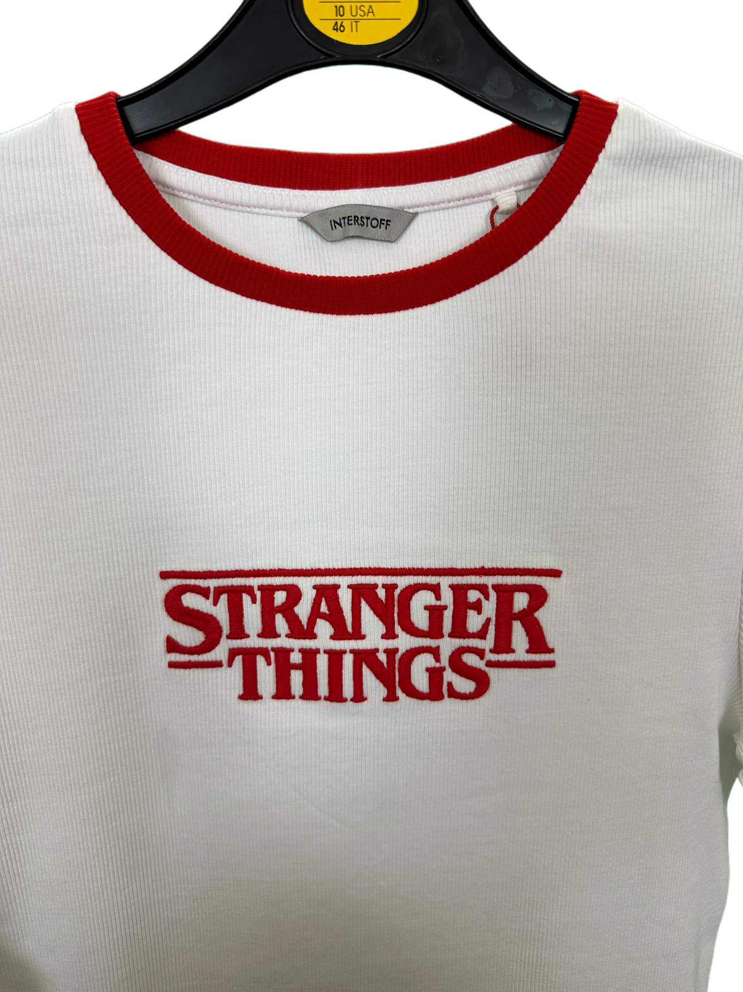 Girl's Stanger Things Ribbed Long Sleeved Top Age 11yrs