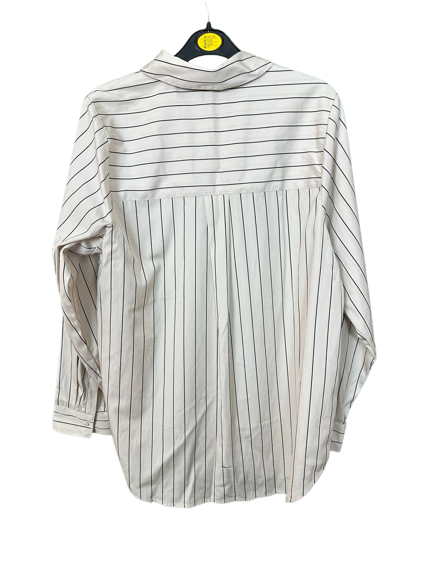 Woman's Striped Shirt Style Blouse Size 12/14