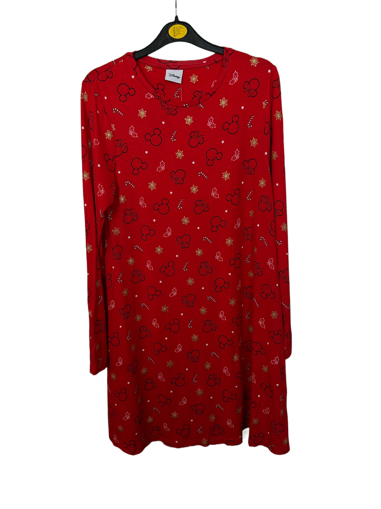 Ladies Disney Sparkle Christmas Nightdress Size 12