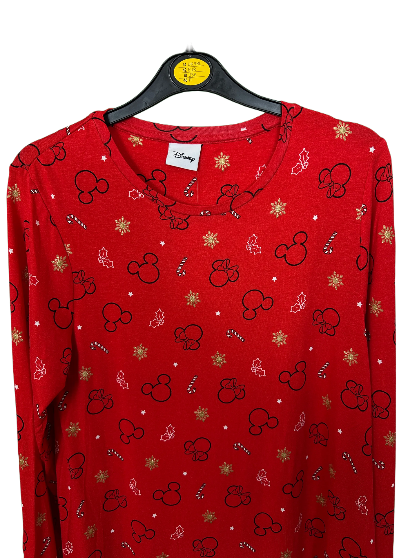 Ladies Disney Sparkle Christmas Nightdress Size 12