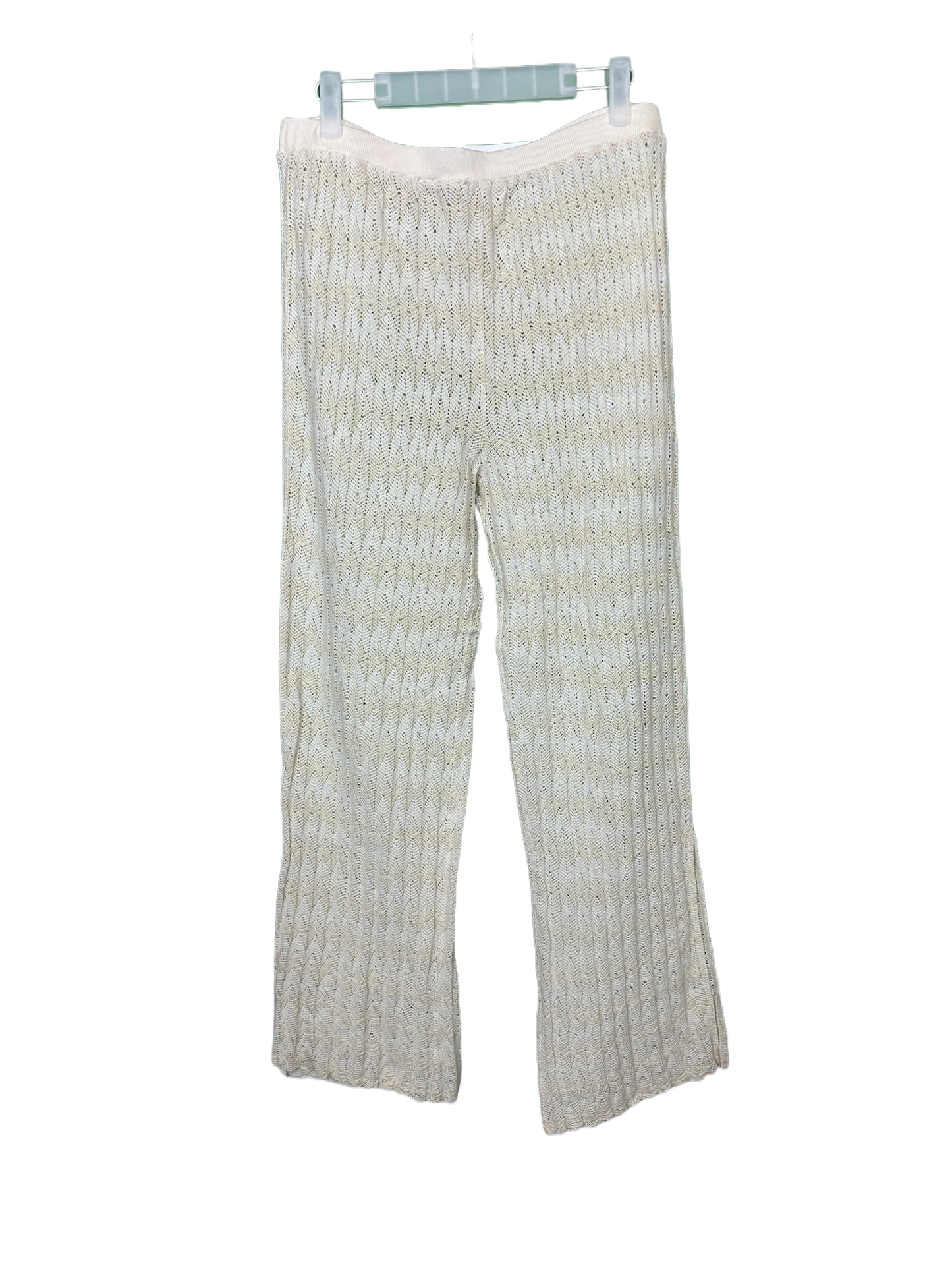 Woman's Unlined Lacy Knit Trouser Size 12