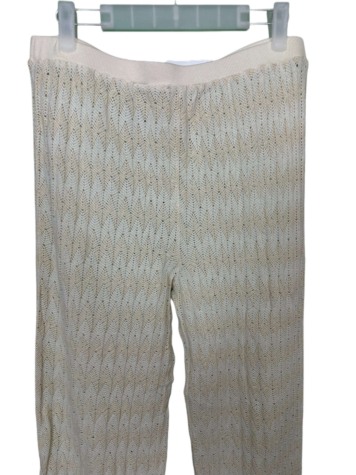 Woman's Unlined Lacy Knit Trouser Size 12