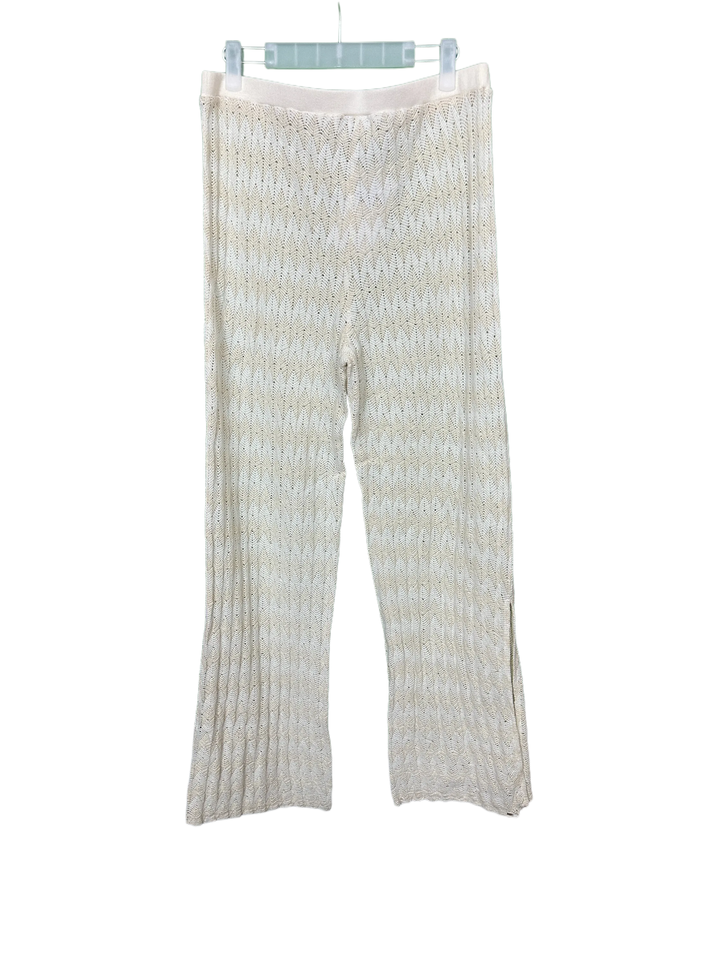Woman's Unlined Lacy Knit Trouser Size 12