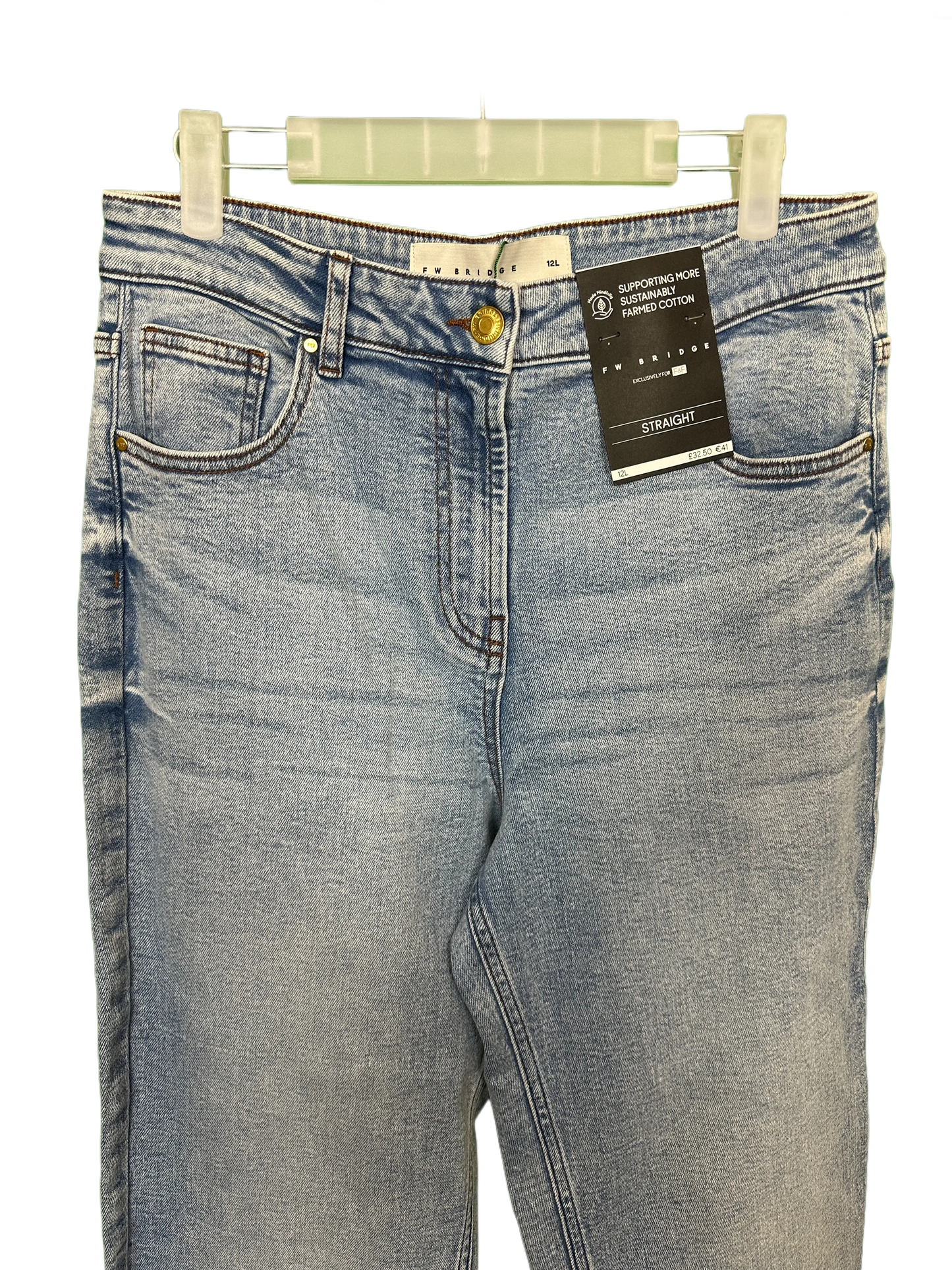 F.W Bridges Woman's Straight Leg Jeans Size 12