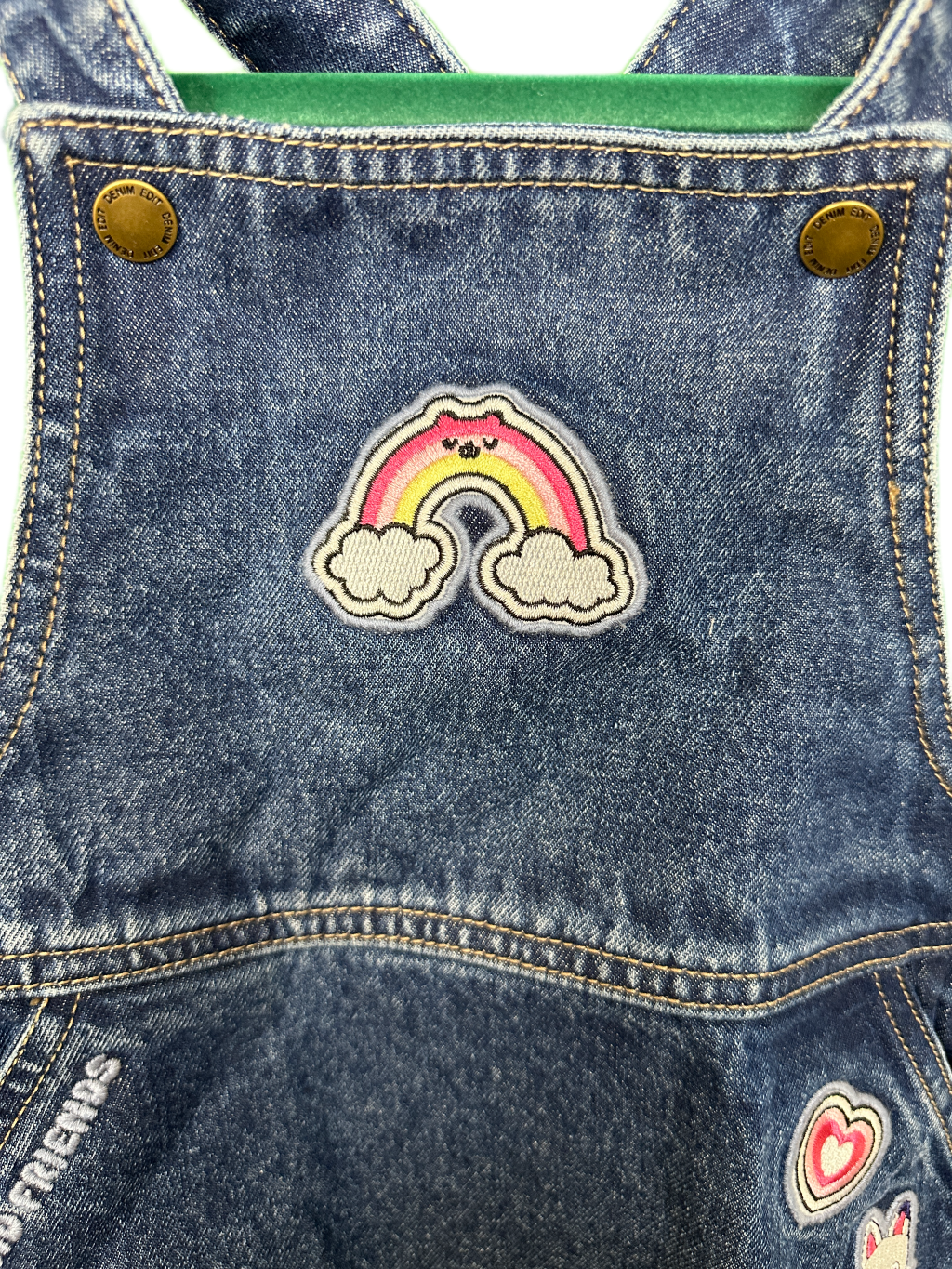 Girl's Denim pinafore