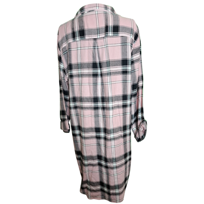 Woman's Plaid Nightshirt Size M