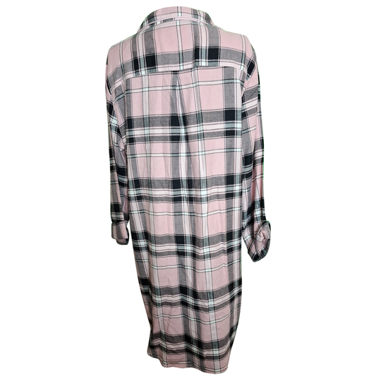 Woman's Plaid Nightshirt Size M