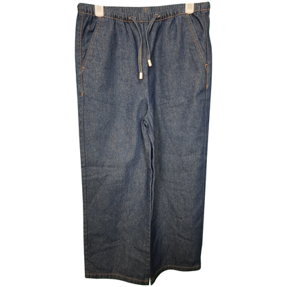 Girl's Denim Trouser's with Elasticated Waist Age 9/10yrs