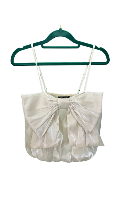Satin evening top