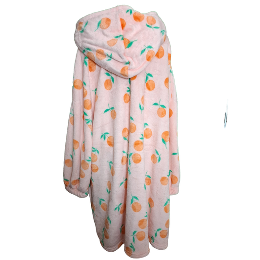 Woman's Lounge Fleece Hoodie Size M/L Length just below the knee