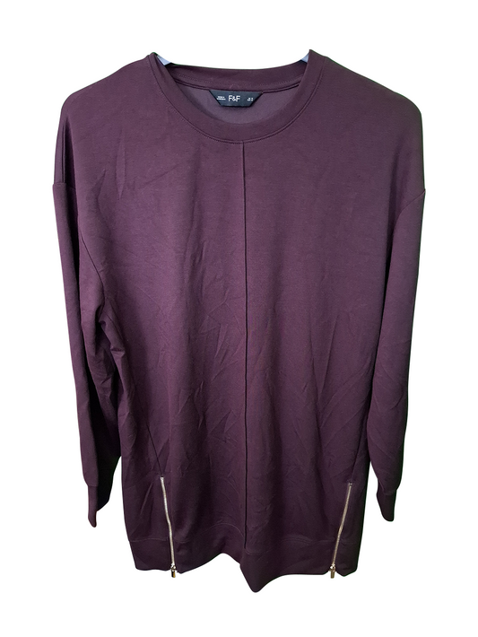 Woman's Longline Sports Top with Side Zips