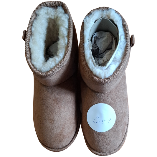 Girl's Fur Lined Faux Suede Ankle length Boots