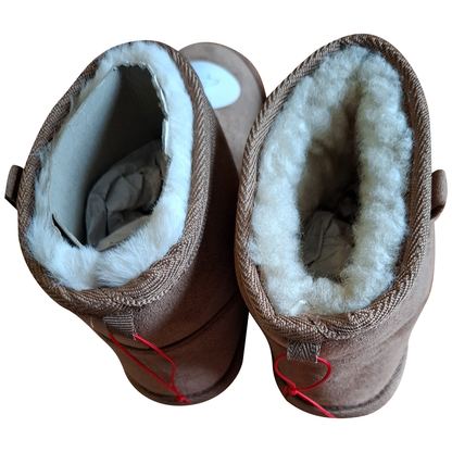 Girl's Fur Lined Faux Suede Ankle length Boots