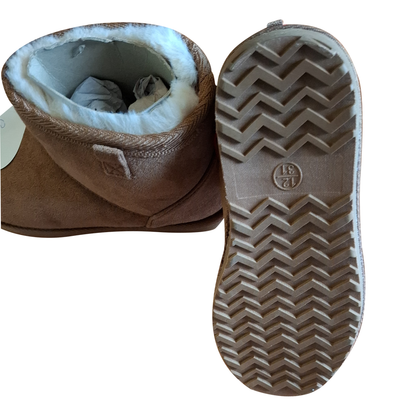 Girl's Fur Lined Faux Suede Ankle length Boots